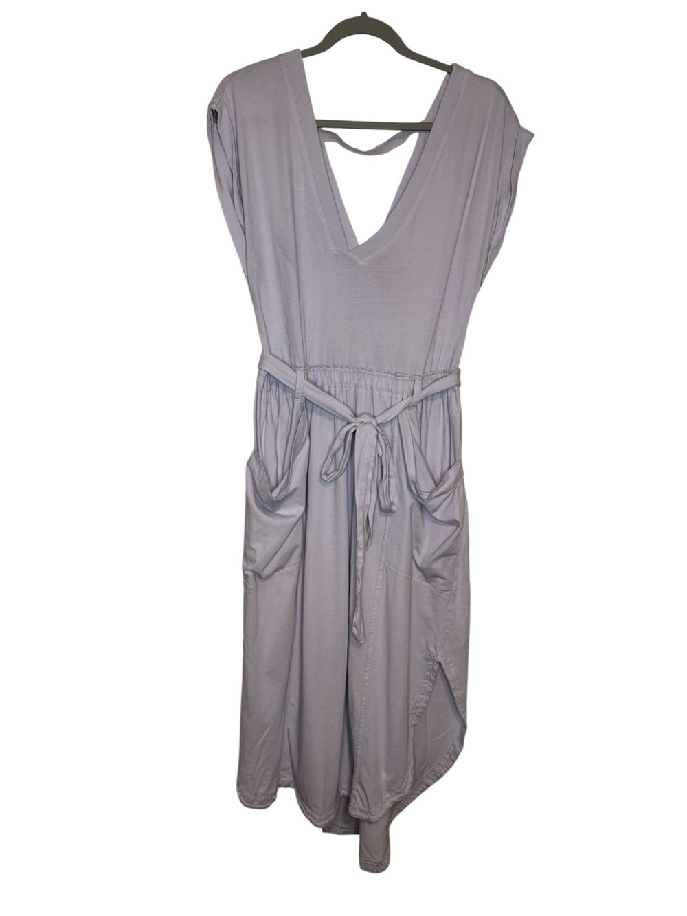 Daily Practice Anthropologie Short Sleeve V Neck Midi Dress Size Small